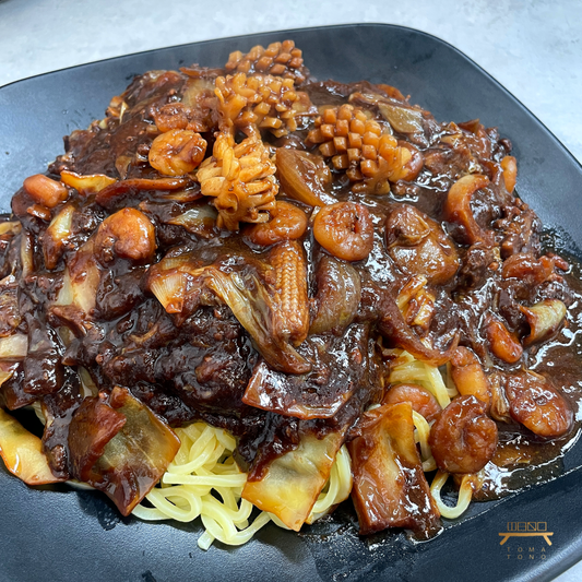 해물쟁반짜장 조리법 Noodles with Seafood in Black Bean Sauce Recipe