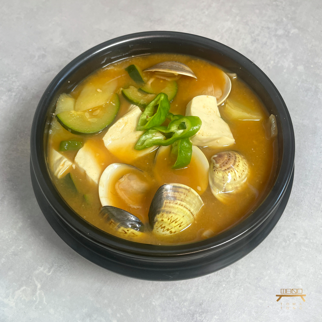 바지락 된장찌개 조리법 Soybean Paste Stew with Clams Recipe