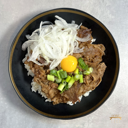 우삼겹 규동 조리법 Beef Short Plate over Rice Recipe