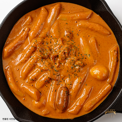 로제떡볶이 Spicy Cream Rose Rice Cake