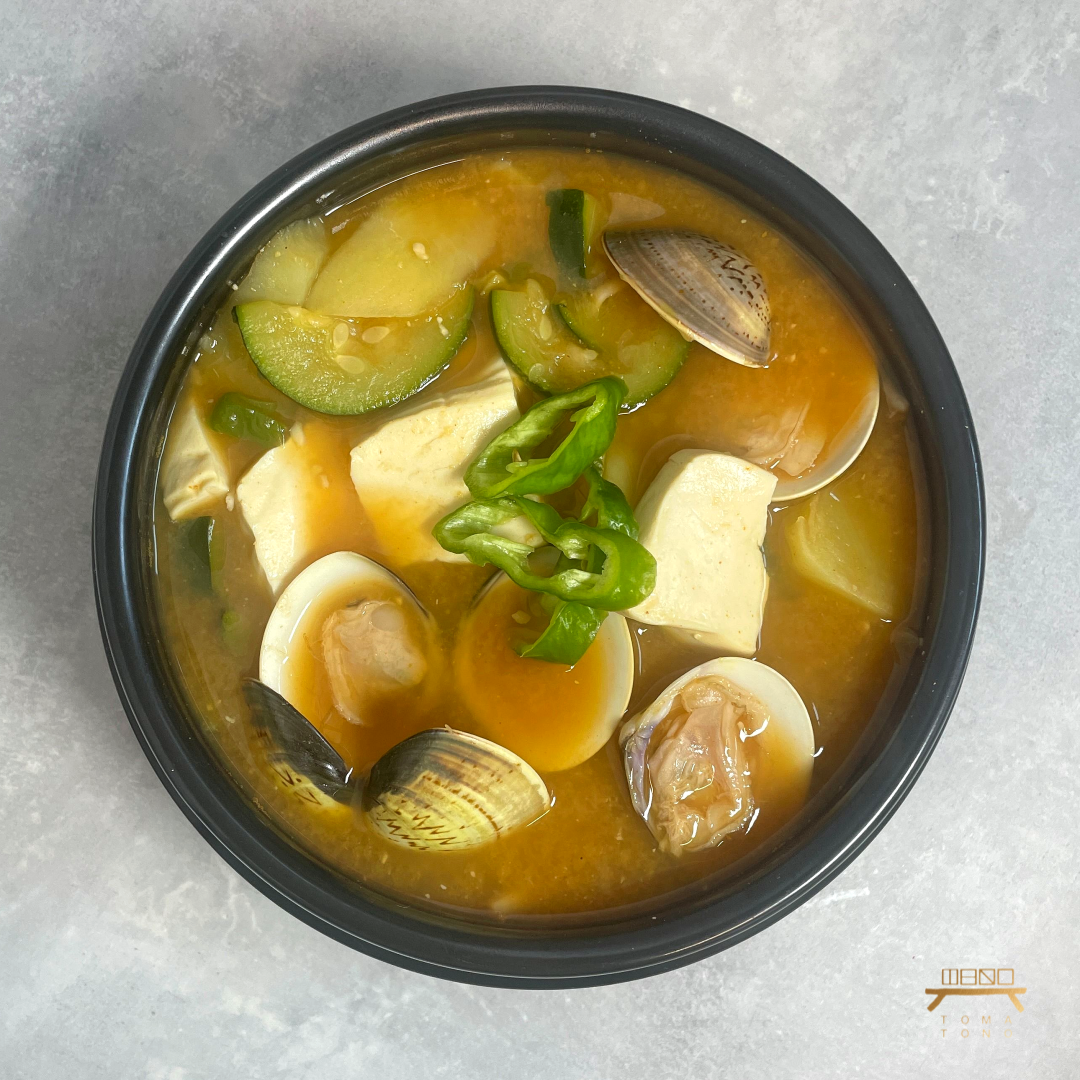 바지락 된장찌개 조리법 Soybean Paste Stew with Clams Recipe