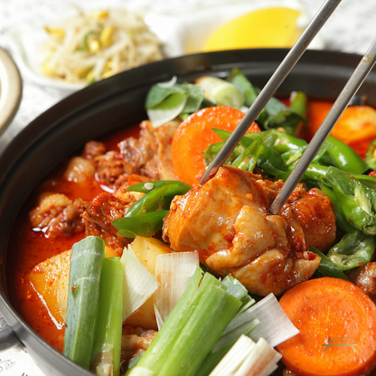 닭볶음탕 Spicy Korean Chicken Stew