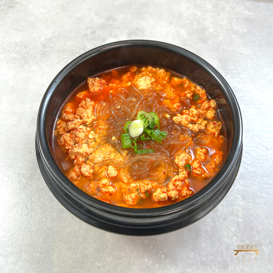 얼큰계란탕 Spicy Egg Soup with Glass Noodles