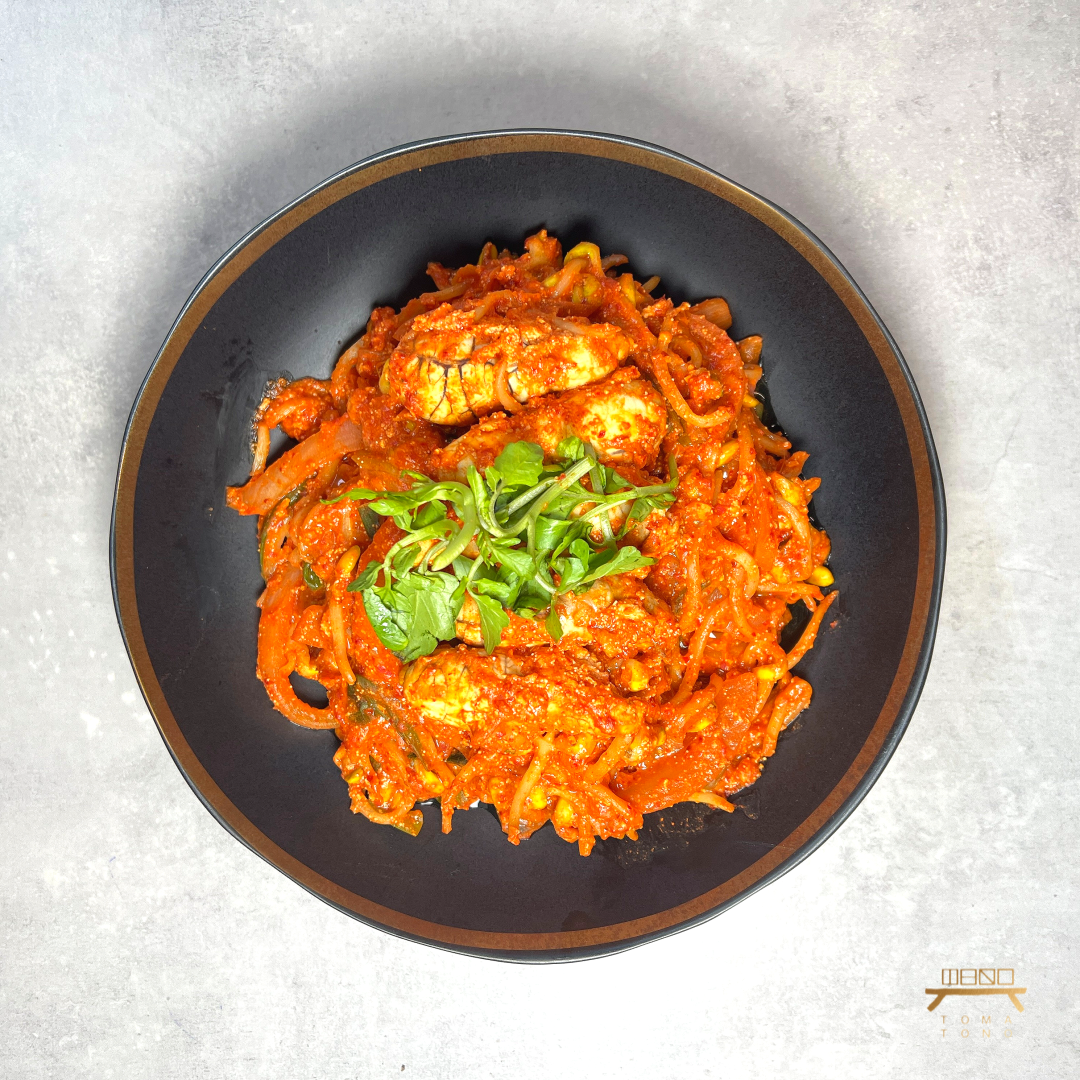 콩나물 대구알찜 조리법 Steamed Spicy Cod Roe with Soybean Sprout Recipe – TOMA TONO