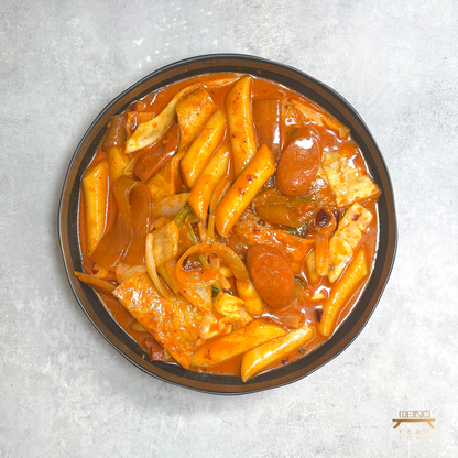 마라로제떡볶이 feat.중국납작당면 Mala Rose Rice Cake feat. Flat Glass Noodles