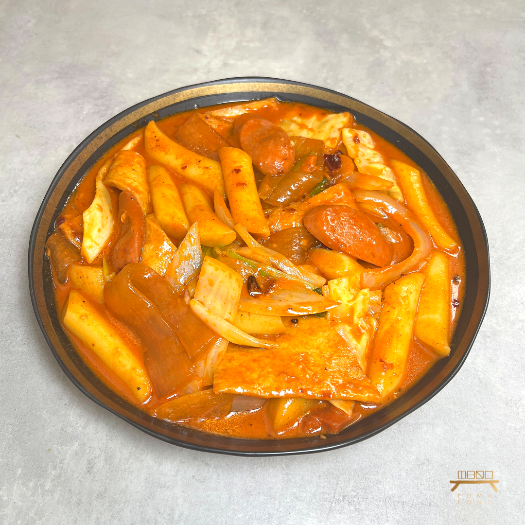 마라로제떡볶이 feat.중국납작당면 Mala Rose Rice Cake feat. Flat Glass Noodles
