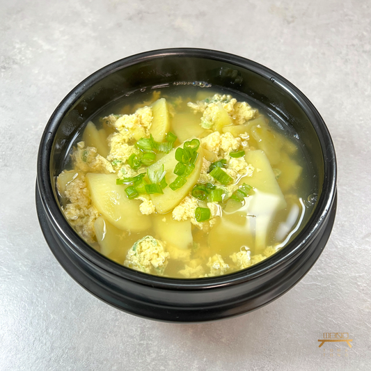 계란감자국 조리법 Egg and Potato Soup Recipe