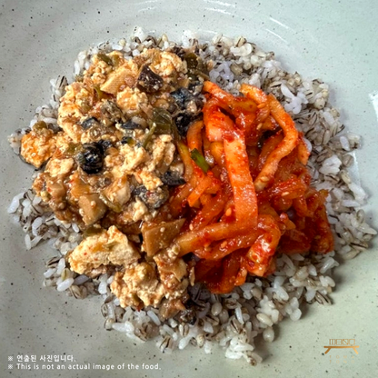 청국장보리밥 정식 feat. 무생채 (완조리) 조리법 Cheonggukjang Barley Rice  with Radish Salad (Cooked) Recipe