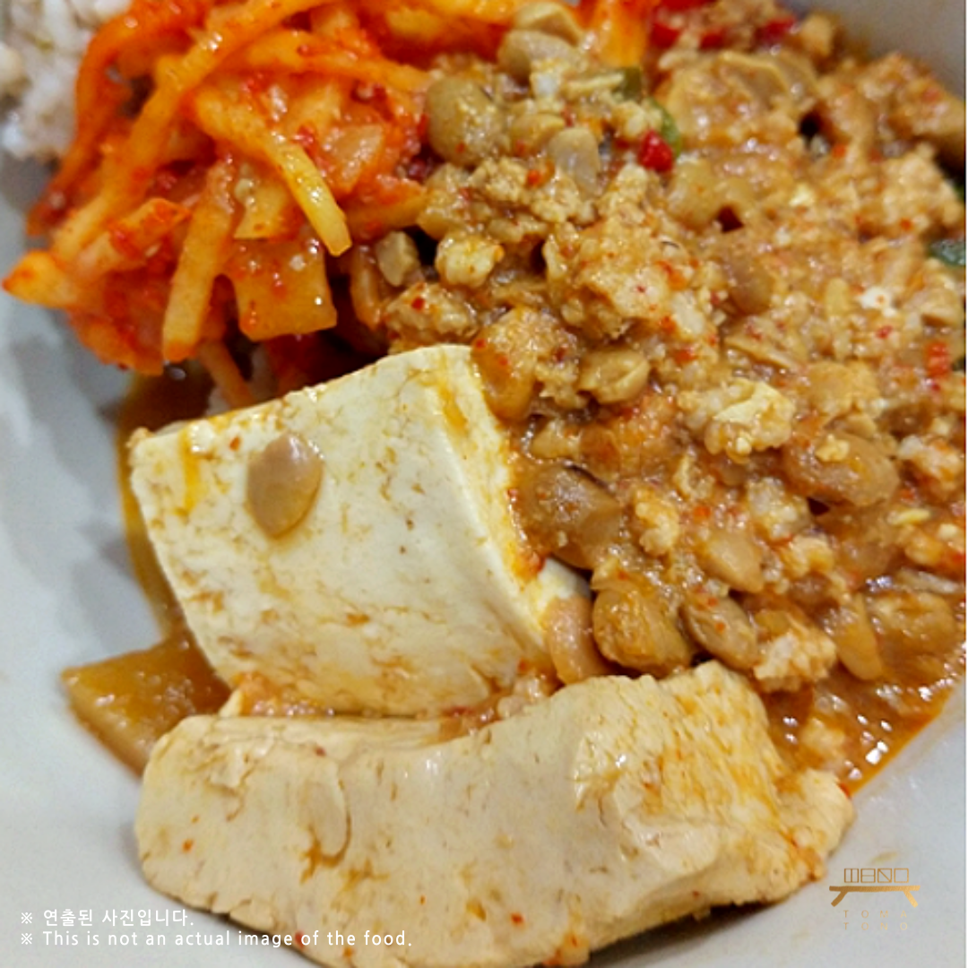 청국장보리밥 정식 feat. 무생채 (완조리) 조리법 Cheonggukjang Barley Rice  with Radish Salad (Cooked) Recipe