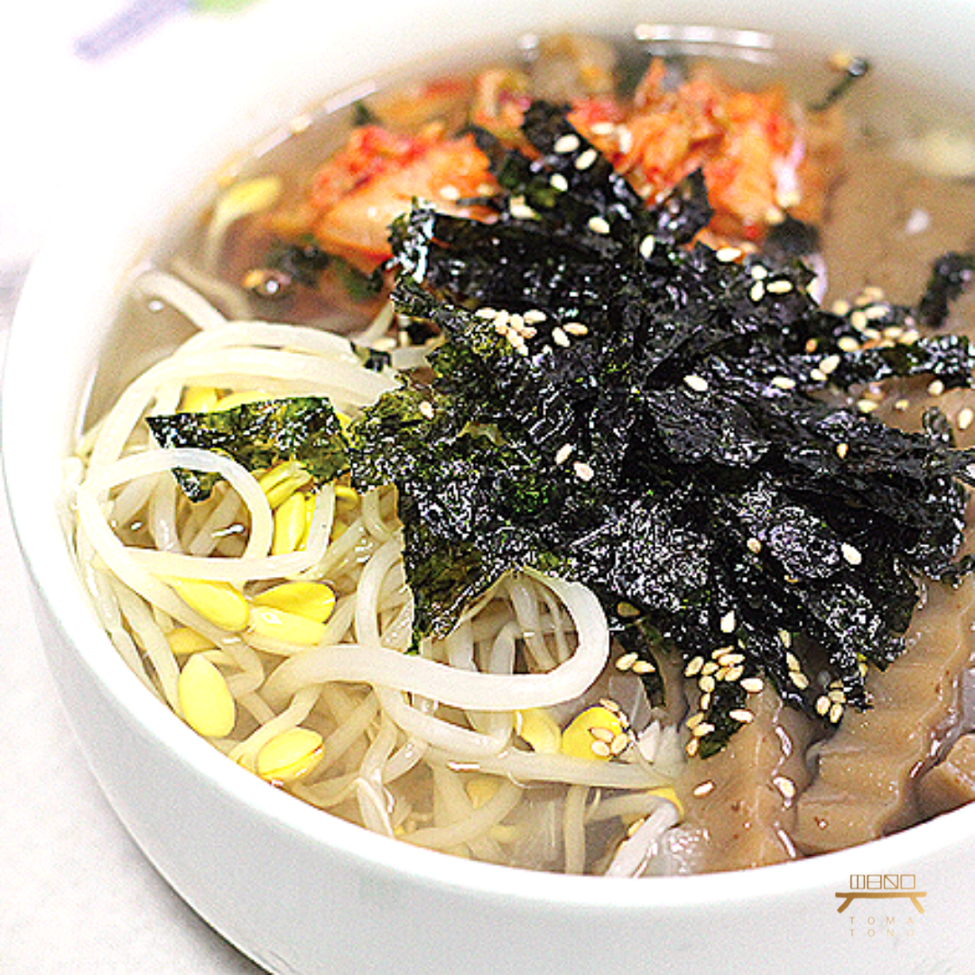 도토리 온묵밥 Acorn Jelly in Warm Broth