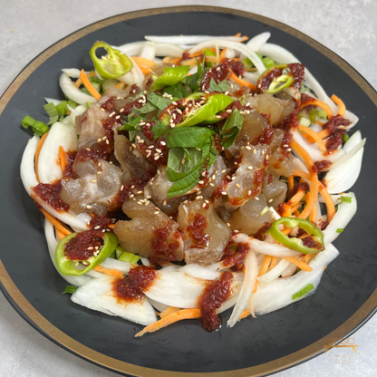 매콤한 도가니무침 조리법 Spicy Ox-Tendon Salad Recipe