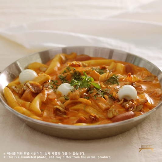 마라로제떡볶이 feat.중국납작당면 Mala Rose Rice Cake feat. Flat Glass Noodles
