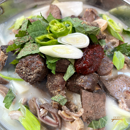 수제 순대전골 Handmade Blood Sausage Hot Pot