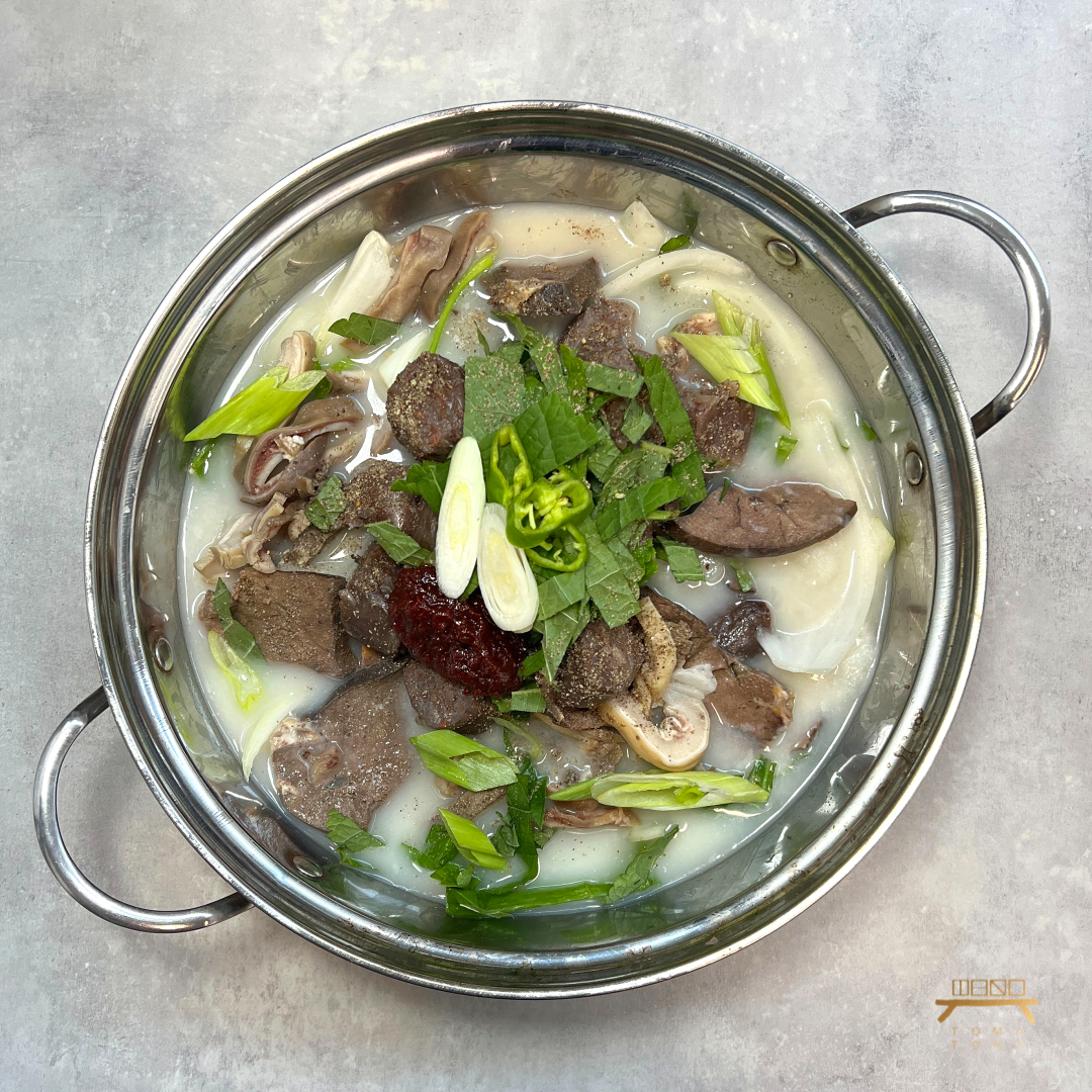 수제 순대전골 Handmade Blood Sausage Hot Pot