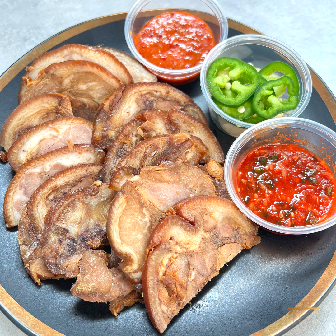 냉족발편육 조리법 Thin Pig's Trotter Slices Recipe