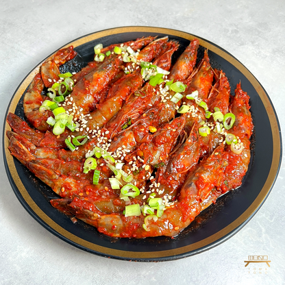 양념 깐새우장 (완조리) 조리법 Peeled Raw Shrimp in Spicy Sauce (Cooked) Recipe