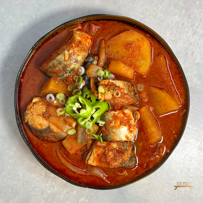 고등어 조림 조리법 Spicy Braised Mackerel Recipe