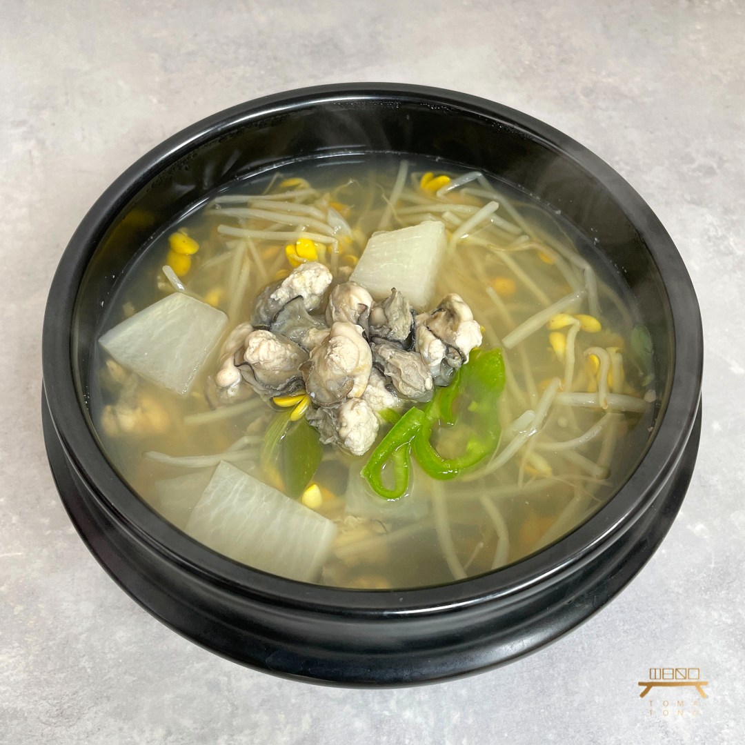 콩나물 굴국밥 Oyster Soup with Soybean Sprout