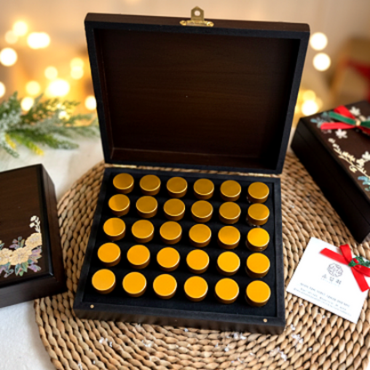 (크리스마스 선물세트) 인후단 프리미엄 자개함 세트