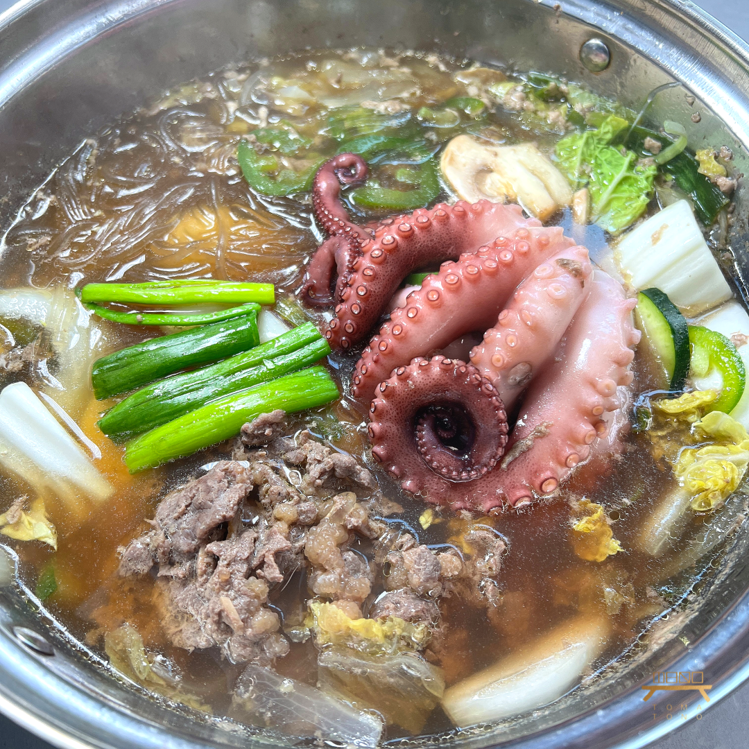 불낙 전골 조리법 Bulgogi and Small Octopus Hot Pot Recipe