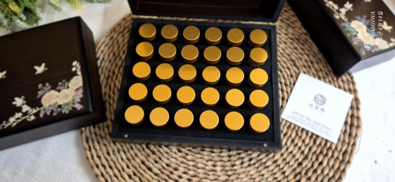 (새해선물세트) 인후단 프리미엄 자개함 세트 Inhodan Premium Mother-of-Pearl Gift Box Set