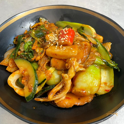 사천 해물덮밥 Szechuan Seafood Over Rice