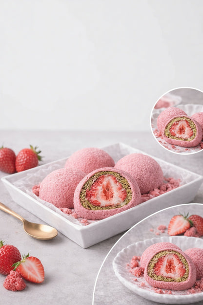 [NEW] 두바이 딸기 쫀득볼 Dubai Strawberry Chewy Ball