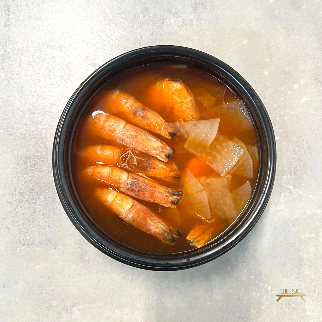 얼큰새우탕 (완조리) Spicy Shrimp Soup (Cooked)