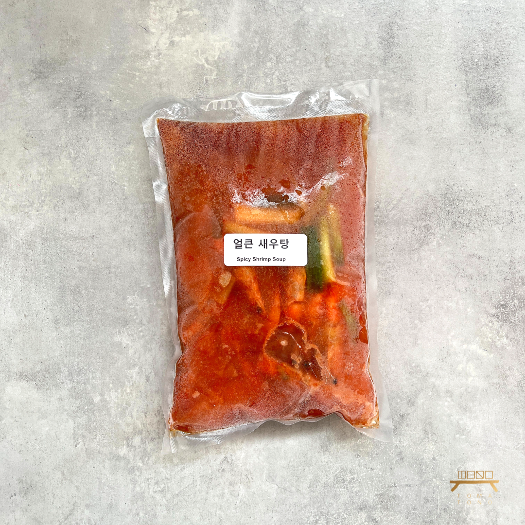 얼큰새우탕 (완조리) Spicy Shrimp Soup (Cooked)